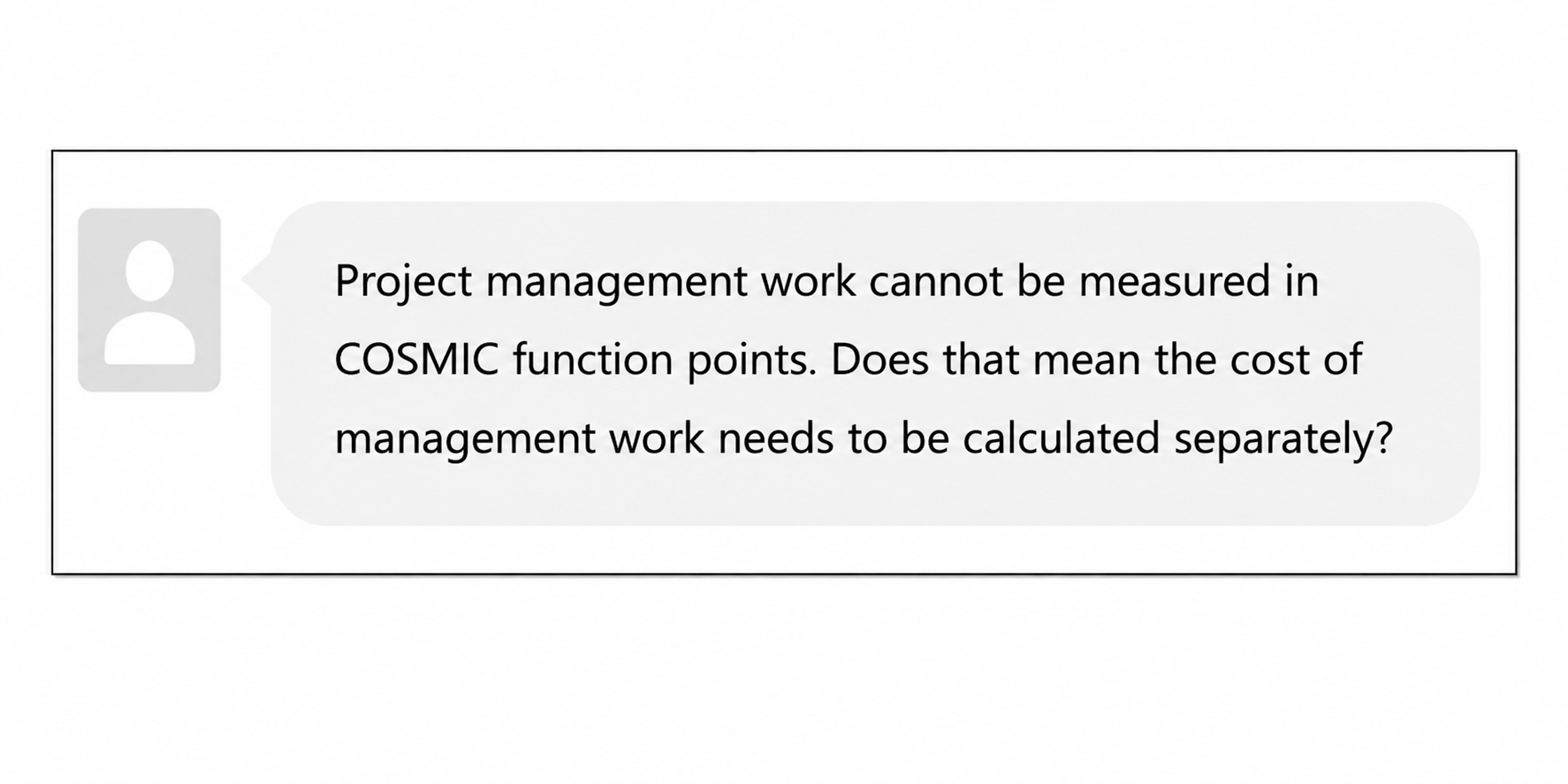 Reader question about management effort
